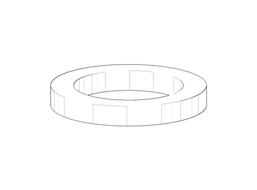 DORNBRACHT Dichtung NBR 70 ERSATZTEILE 091405002 21,3 x 15 x 2,8 mm, 09140500290 Galeriebild 1